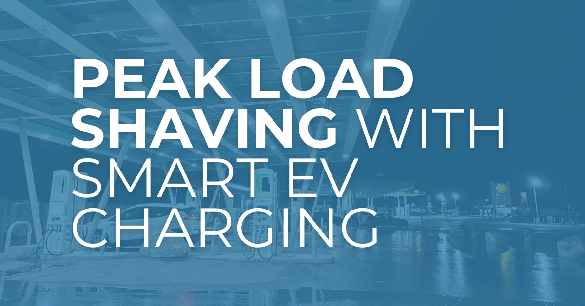 Peak Load Shaving with Smart EV Charging blog featured image.